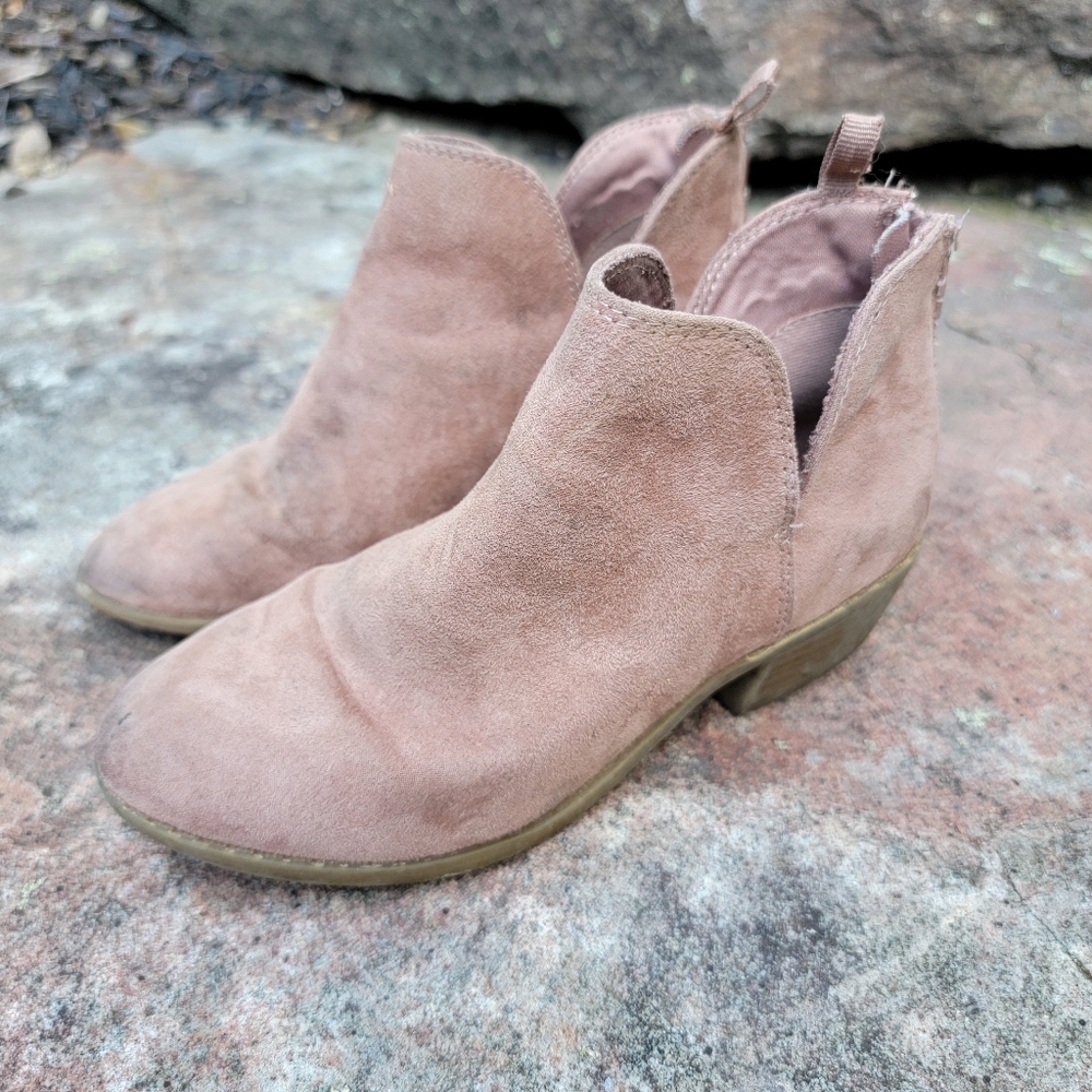 Old Navy Girls Booties Zip Back Size 13